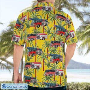 Manatee County, Florida, Southern Manatee Fire Rescue Summer Hawaiian Shirt For Men Women Product Photo 2