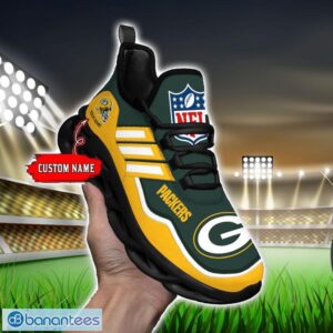 Custom Name NFL Green Bay Packers Sneakers Sport Team Max Soul Shoes For Men Women Product Photo 4