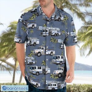 Kern County, California, Kern County Fire Department Hawaiian Shirt Button Summer Shirt Product Photo 3