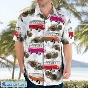 Volkswagen Samba Christmas Aloha Hawaiian Shirt Beach Shirt Product Photo 4