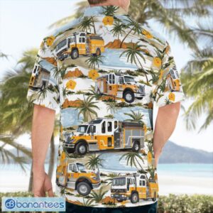 Shuniah Fire & Emergency Services 3D Summer Aloha Hawaiian Shirt Product Photo 2