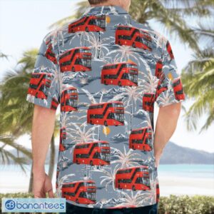 United Kingdom, Double-decker Bus New Routemaster Hawaiian Shirt Summer Beach Shirt Product Photo 2