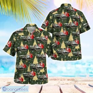 National Guard M60 Tank Christmas Aloha Hawaiian Shirt Product Photo 1