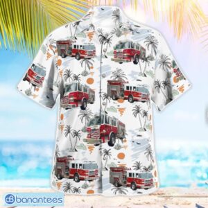 Cambria Fire Department, California Hawaiian Shirt Button Summer Shirt Product Photo 3