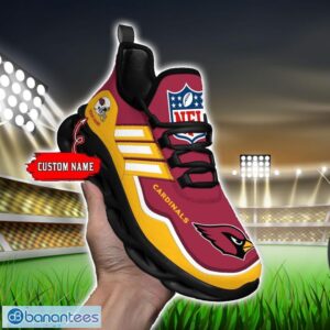 Custom Name NFL Arizona Cardinals Sneakers Sport Team Max Soul Shoes For Men Women Product Photo 4