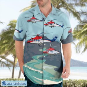 Queensland Air Ambulance AgustaWestland AW139 Helicopter 3D Summer Aloha Hawaiian Shirt Product Photo 4