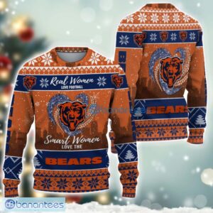 Chicago Bears Logo Ugly Christmas Sweater For Fans Men And Women Christmas Gift Ideas Product Photo 2