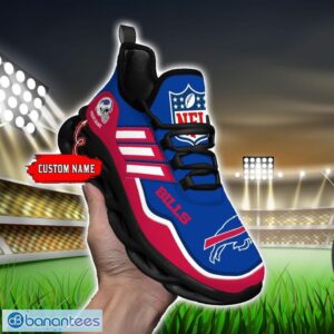 Custom Name NFL Buffalo Bills Sneakers Sport Team Max Soul Shoes For Men Women Product Photo 4
