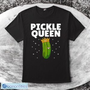 Pickle Queen Funny Cucumber Pickle Girl T-Shirt Product Photo 1