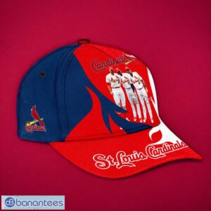 MLB St. Louis Cardinals Logo Design Midnight Red White Cap 3D Cap Product Photo 2