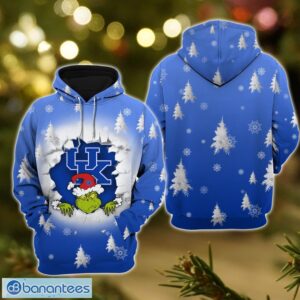 Kentucky Wildcats Grinch 3D T-Shirt Hoodie Sweatshirt Gift For Christmas Product Photo 4