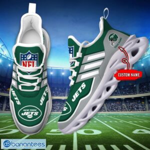 Custom Name NFL New York Jets Sneakers Sport Team Max Soul Shoes For Men Women Product Photo 6