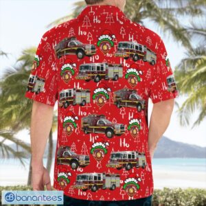 Sebring, Highlands County, Florida, Highlands County Fire Rescue Christmas Aloha Hawaiian Shirt Product Photo 2