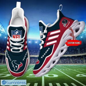 Custom Name NFL Houston Texans Sneakers Sport Team Max Soul Shoes For Men Women Product Photo 6