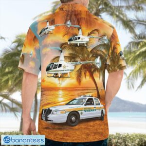 Polk County Sheriff Ford Police Interceptor & R66 3D Summer Aloha Hawaiian Shirt Product Photo 2