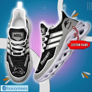 Custom Name For Fans NRL Penrith Panthers Personalized Max Soul Shoes Running Sneakers Product Photo 1