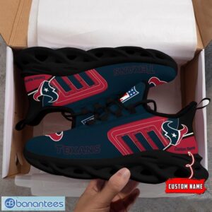 Custom Name NFL Houston Texans Max Soul Shoes Personalized Running Sneakers Product Photo 7