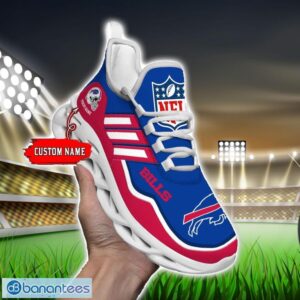 Custom Name NFL Buffalo Bills Sneakers Sport Team Max Soul Shoes For Men Women Product Photo 1