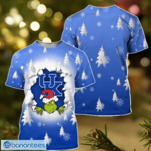 Kentucky Wildcats Grinch 3D T-Shirt Hoodie Sweatshirt Gift For Christmas Product Photo 2