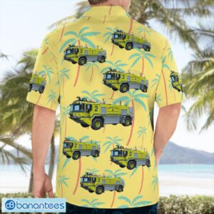 New Orleans, Louisiana, Lakefront Airport Fire Department Aloha Hawaiian Shirt Product Photo 2