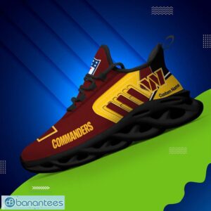 Custom Name NFL Washington Commanders Max Soul Shoes Personalized Running Sneakers Product Photo 2