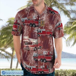 Mississippi Jackson Fire Department Ladder Truck Hawaiian Shirt Beach Shirt Summer Holiday Gift Product Photo 3