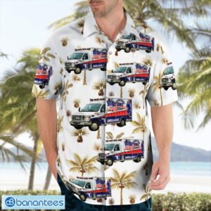 Muskogee, Oklahoma, Muskogee County EMS Aloha Hawaiian Shirt Product Photo 4