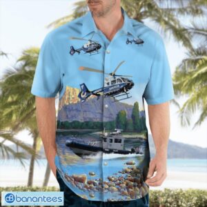 Massachusetts State Police Marine Unit And EC135T2+ Summer Hawaiian Shirt For Men Women Product Photo 4