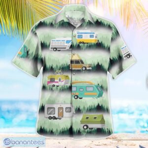 RV Camping Caravan Hawaiian Shirt Beach Shirt Summer Holiday Gift Cute Shirt Product Photo 3