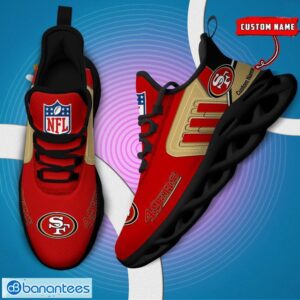 Custom Name NFL San Francisco 49ers Max Soul Shoes Personalized Running Sneakers Product Photo 5