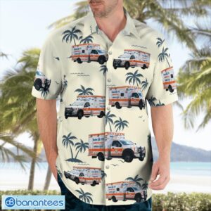 Massachusetts, Boston EMS Aloha Hawaiian Shirt Product Photo 4