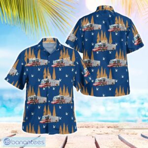 Nesconset, New York, Nesconset Fire Department Aloha Hawaiian Shirt Product Photo 1