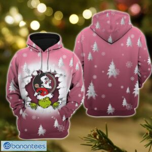 Florida State Seminoles Grinch 3D T-Shirt Hoodie Sweatshirt Gift For Christmas Product Photo 4