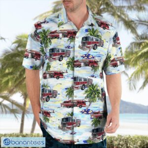 Town of Clarksville, Indiana, Clarksville Fire Department Summer Hawaiian Shirt For Men Women Product Photo 4