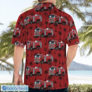 Sweden Gothenburg Airport Fire Truck Hawaiian Shirt Beach Summer Shirt Product Photo 4