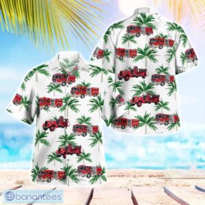 Warren County, New York, Warrensburg Fire Department Aloha Hawaiian Shirt Product Photo 1
