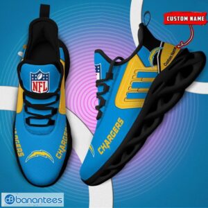 Custom Name NFL San Diego Chargers Max Soul Shoes Personalized Running Sneakers Product Photo 5