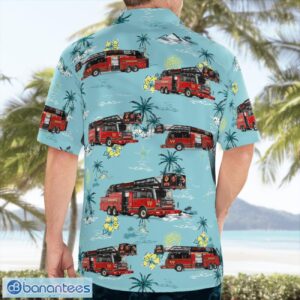 Whitestown Fire Department 3D Summer Aloha Hawaiian Shirt Product Photo 2