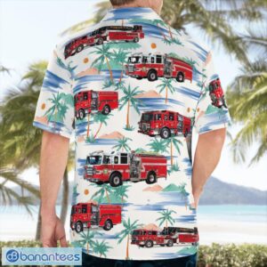 Sausalito, California, Southern Marin Fire District Hawaiian Shirt Button Summer Shirt Product Photo 2