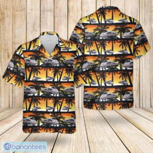 German Deutsche Bahn ICE Beach Summer Hawaiian Shirt Product Photo 1