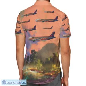 Brussels Airlines Airbus A320 Tomorrowland Hawaiian Shirt Beach Summer Gift Product Photo 3