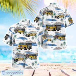 Orleans, Massachusetts, Orleans Fire Rescue Aloha Hawaiian Shirt Product Photo 1