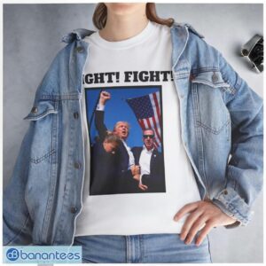 Trump Shooting Fight On 47th President Trump Shirt Product Photo 1