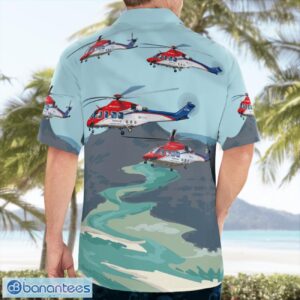 Queensland Air Ambulance AgustaWestland AW139 Helicopter 3D Summer Aloha Hawaiian Shirt Product Photo 3