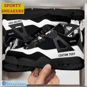 Freightliner Group Logo Colors Waves Custom Name Air Jordan 4 Dynamic Design For Men Women Product Photo 2