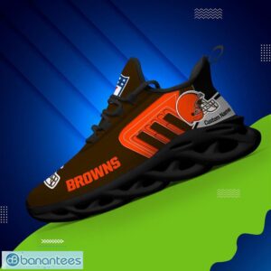 Custom Name NFL Cleveland Browns Max Soul Shoes Personalized Running Sneakers Product Photo 2