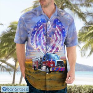 Palm Coast Fire Department, Florida Independence Day Hawaiian Shirt Beach Summer Shirt Product Photo 3