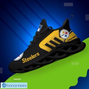 Custom Name NFL Pittsburgh Steelers Max Soul Shoes Personalized Running Sneakers Product Photo 2