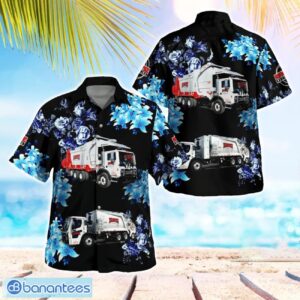 Rumpke Waste & Recycling Truck Beach Hawaiian Shirt Summer Gift Product Photo 1