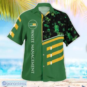 US Waste Management, Patrick's Day 3D Hawaiian Shirt Product Photo 3